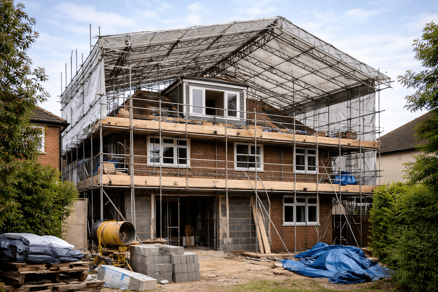 Roof & Temporary Roof Scaffolding
