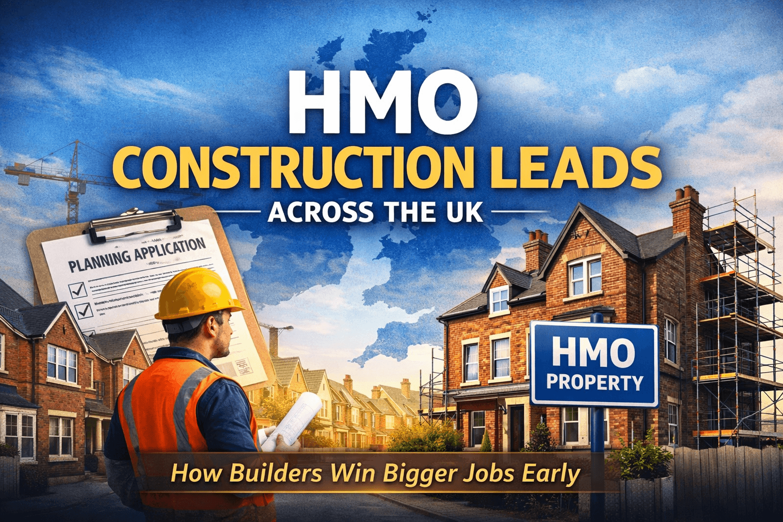 HMO Construction Leads Across the UK: How Builders Win Bigger Jobs Early